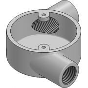 20mm Galvanised Conduit Tangent Angle Box